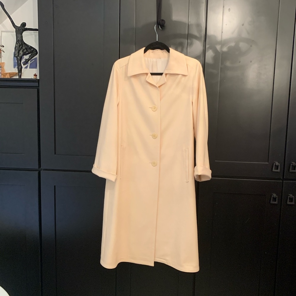 Chic Cream Wool Coat